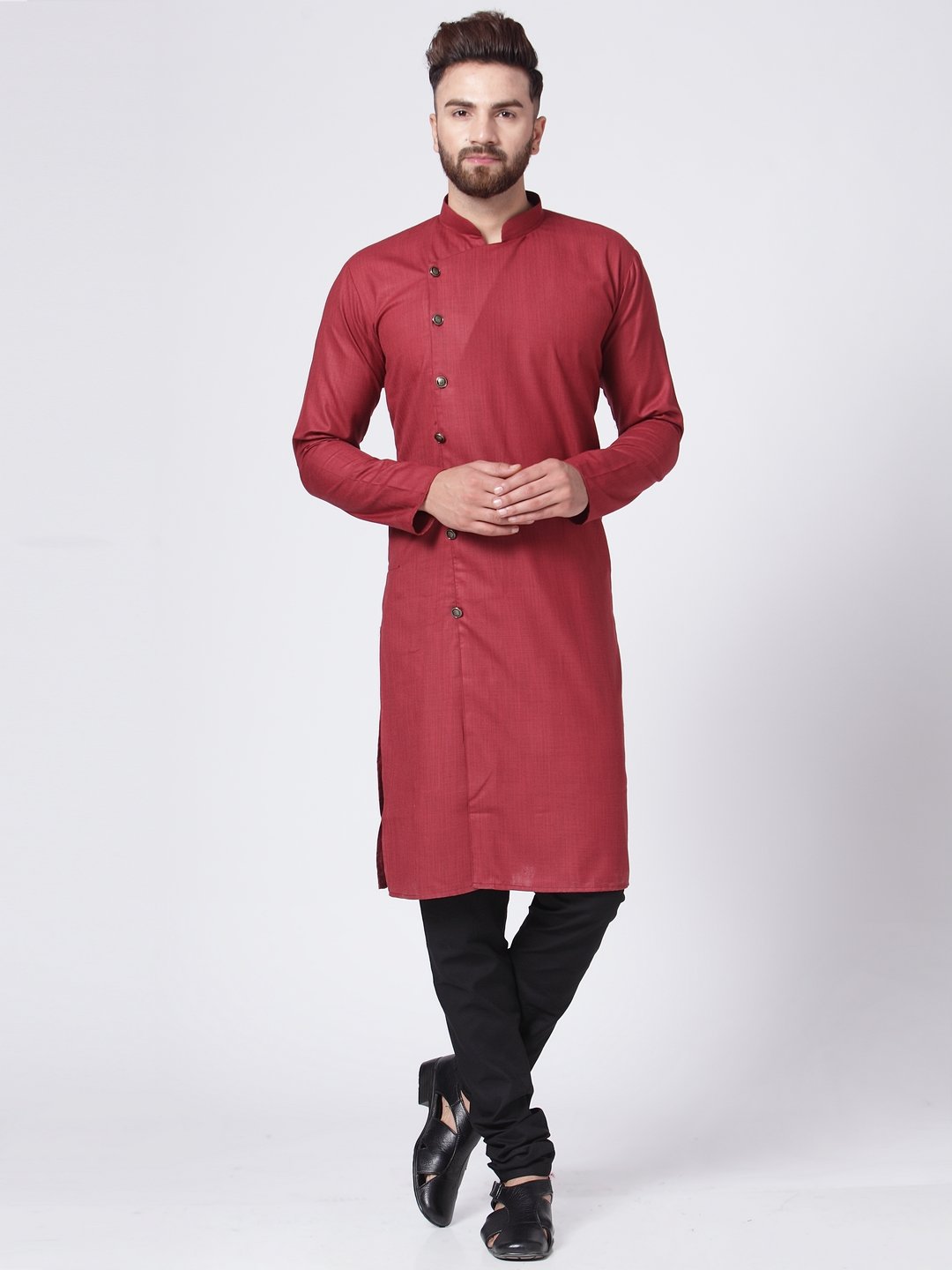 Men's Kurta with Churidar by Virat Fashions (2 Pc Set)