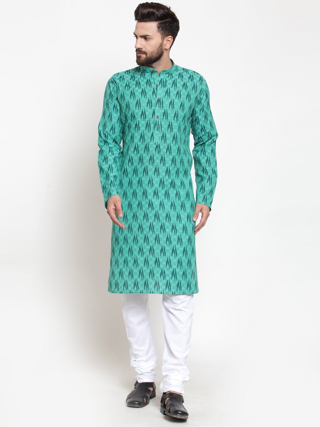 Men's Printed Kurta Only - Virat Fashions