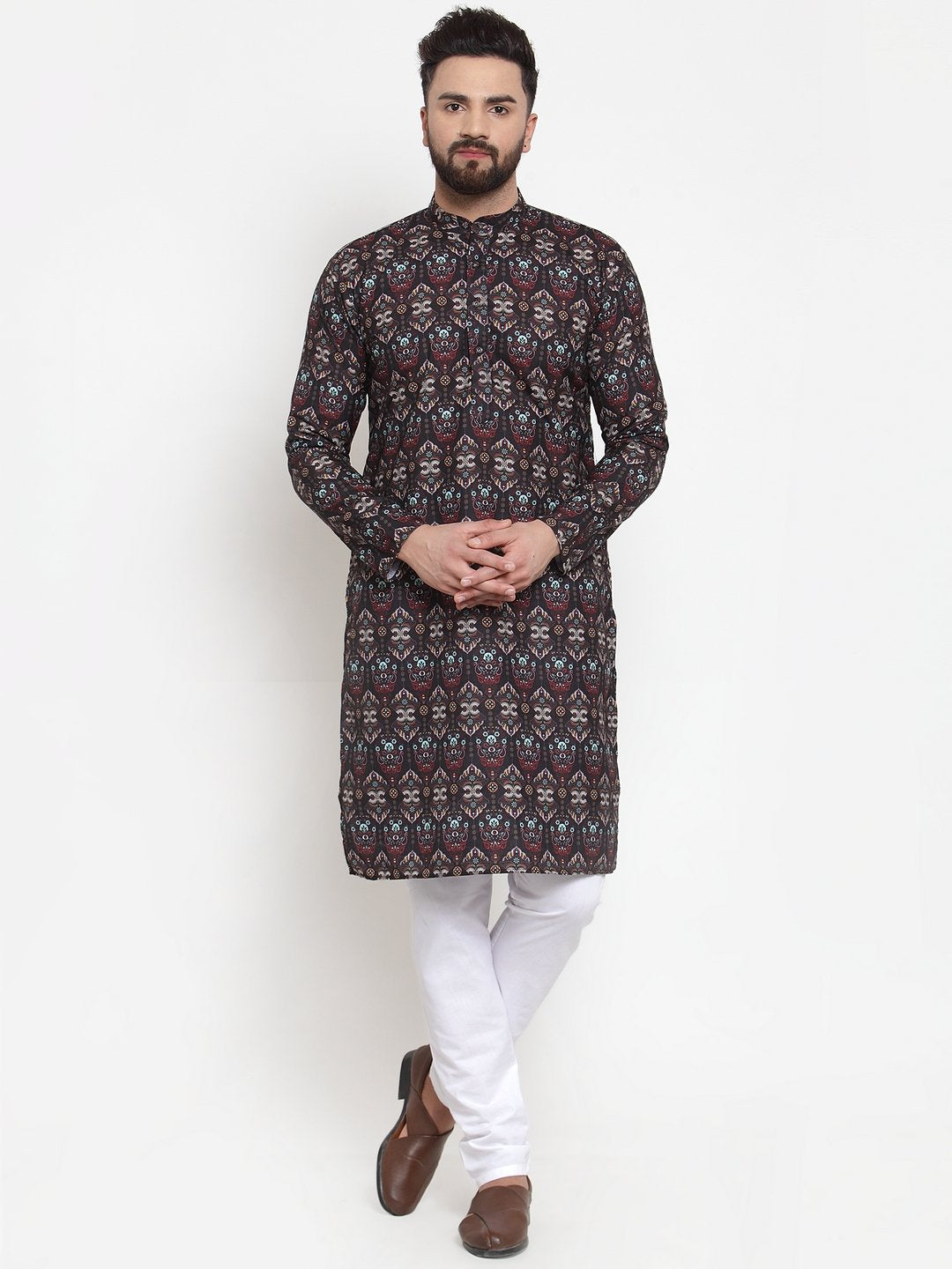 Men's Digital Printed Kurta Only - Virat Fashions