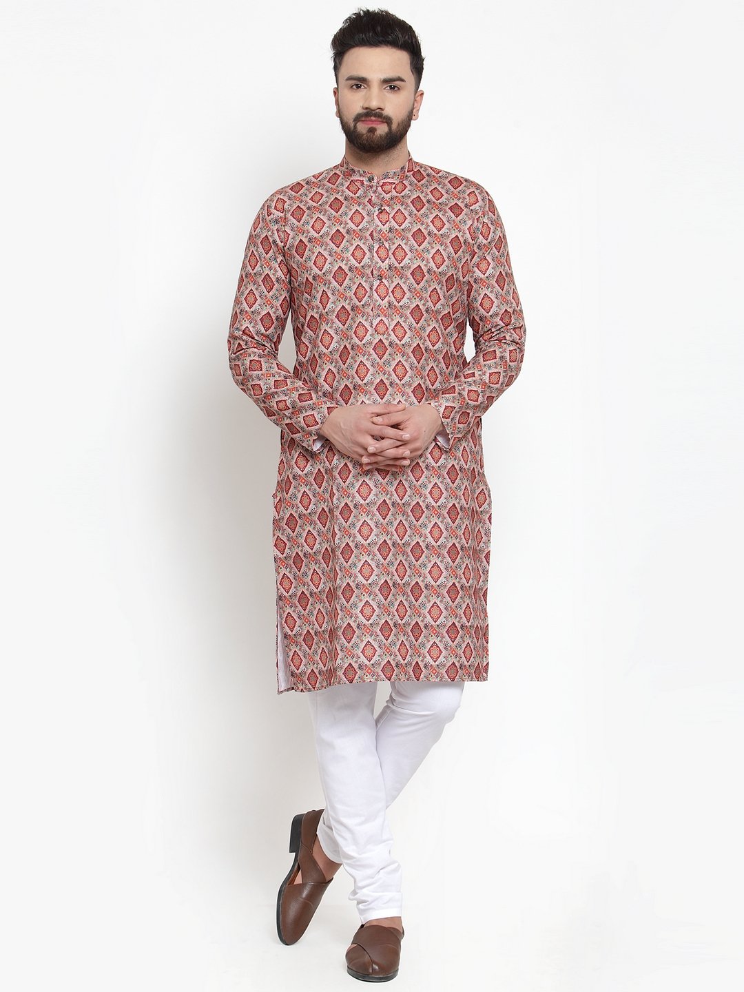 Men's Digital Printed Kurta Only - Virat Fashions