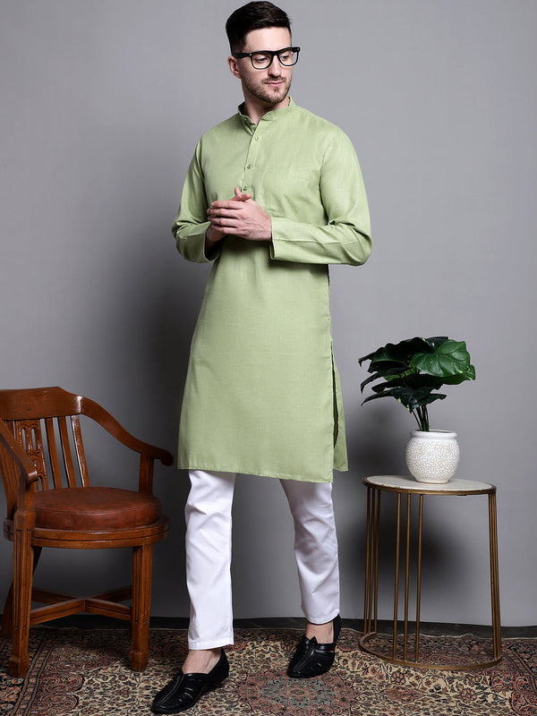 Pure Cotton Kurta with Churidar