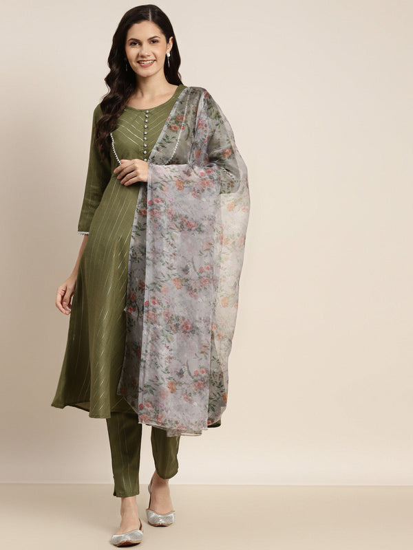 Gotta Patti Kurta with Trousers & With Dupatta