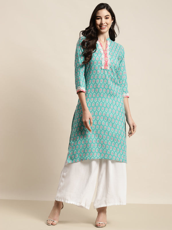 Ethnic Motifs Thread Work  Kurta