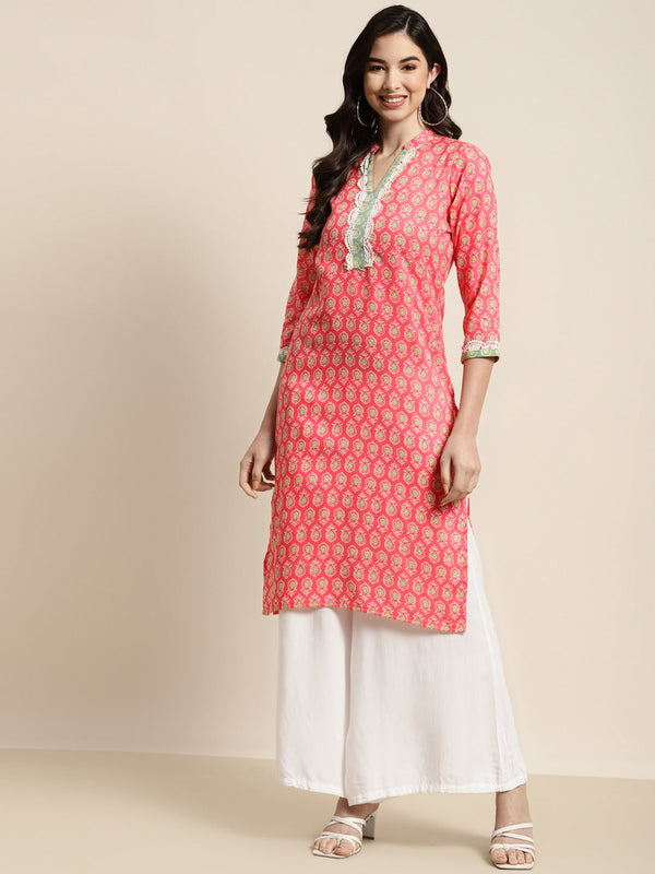 Ethnic Motifs Thread Work  Kurta