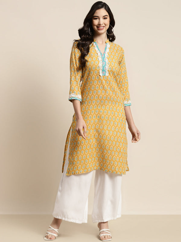 Ethnic Motifs Thread Work  Kurta