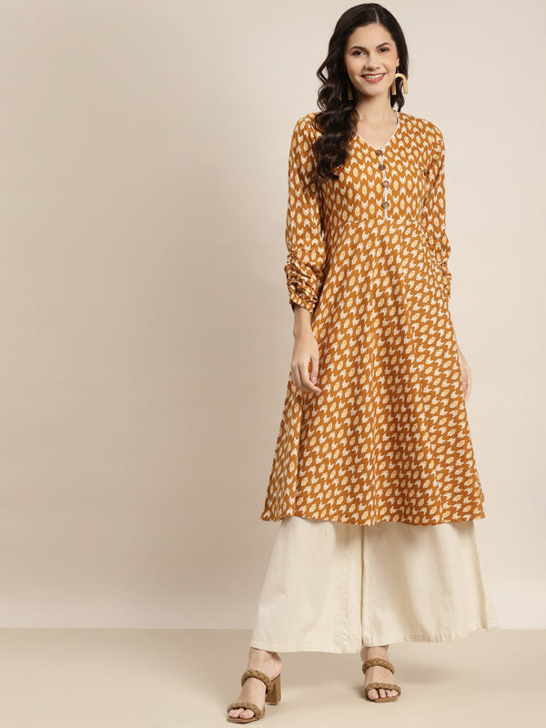 Printed Anarkali Kurta