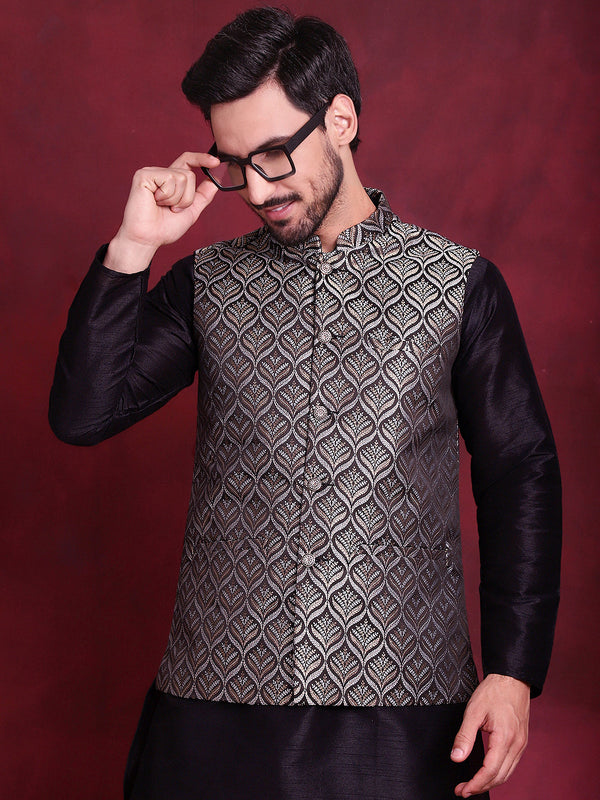 Woven Design Nehru Jacket