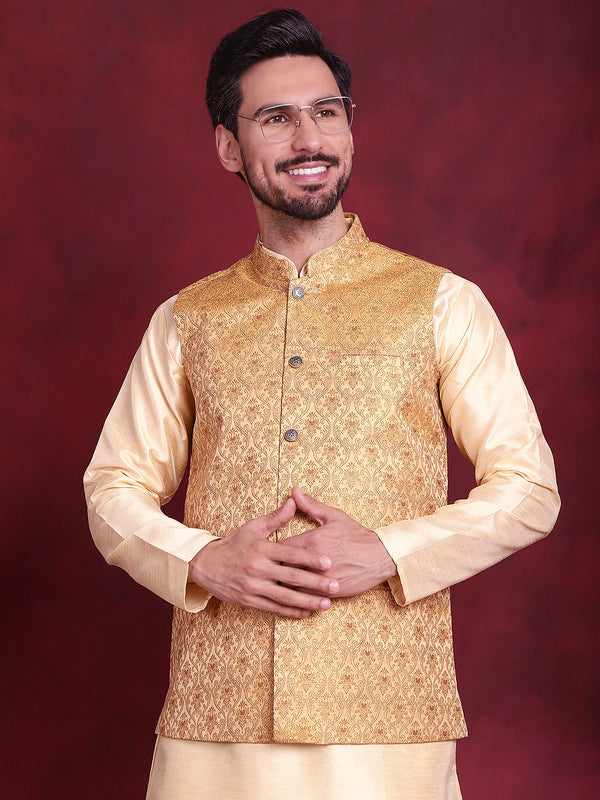 Woven Design Nehru Jacket