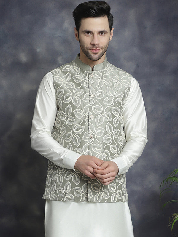 Men's embroidered Nehru Jacket