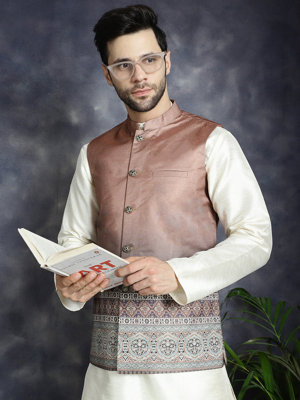 Men's Printed Nehru Jacket