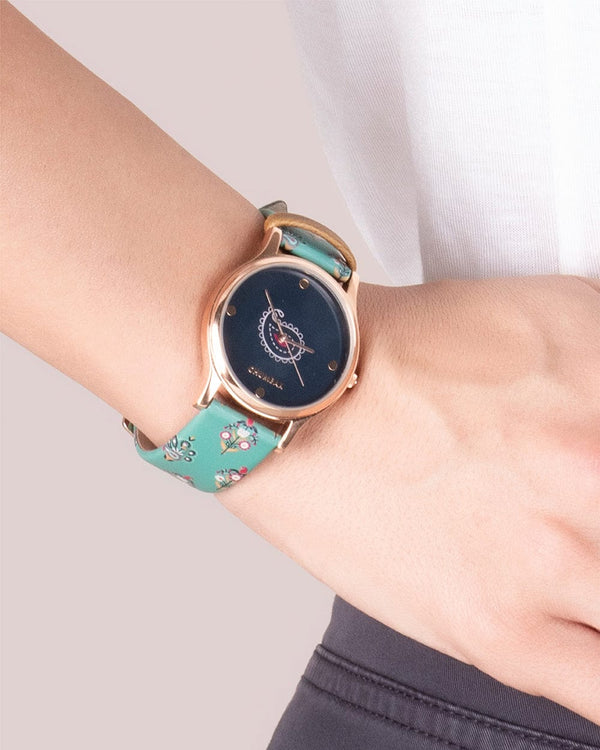 Women's Teal By Paisley Garden Wrist Watch - Chumbak