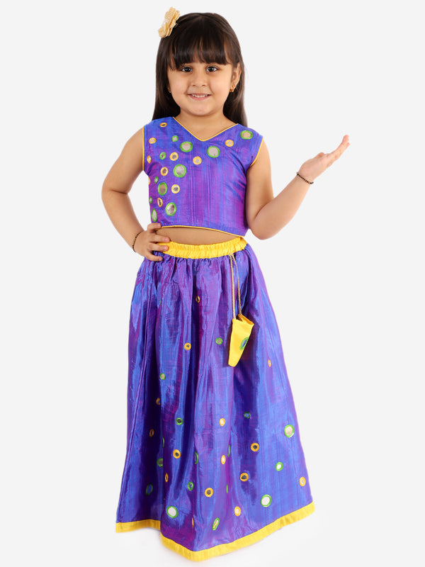 Silk Lehenga & Blouse Set for Girls -  KID1 Girls