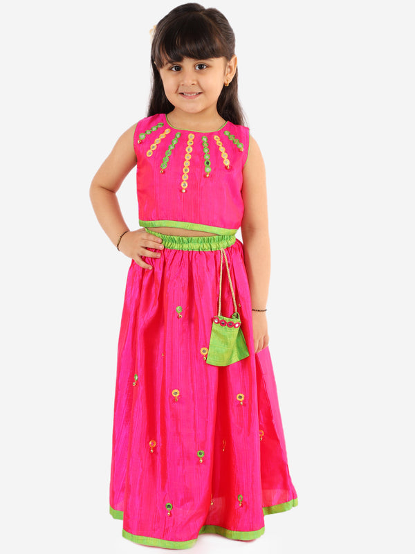 Silk Lehenga & Blouse Set for Girls -  KID1 Girls