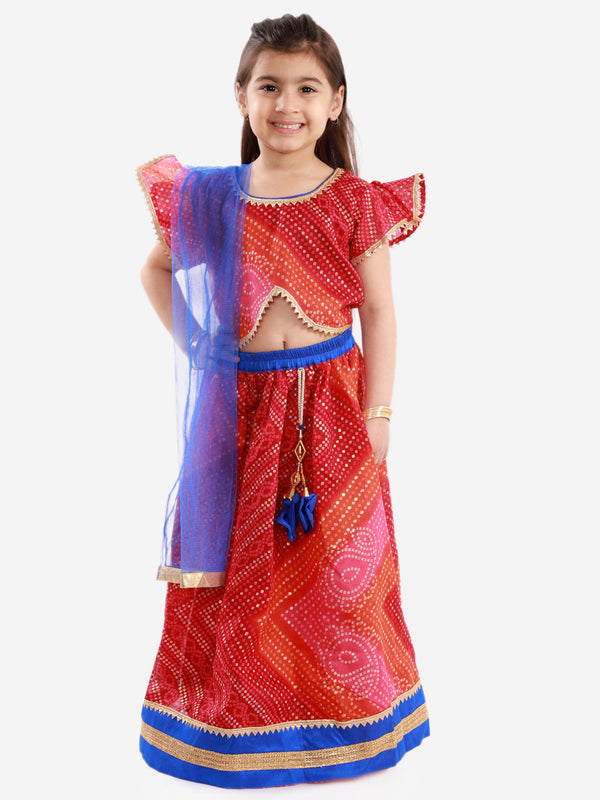 Kota Silk Lehenga & Blouse Set for Girls -  KID1 Girls