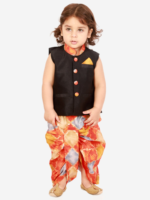 Boy's Festive Jacket With Dhoti - KID1 Boys