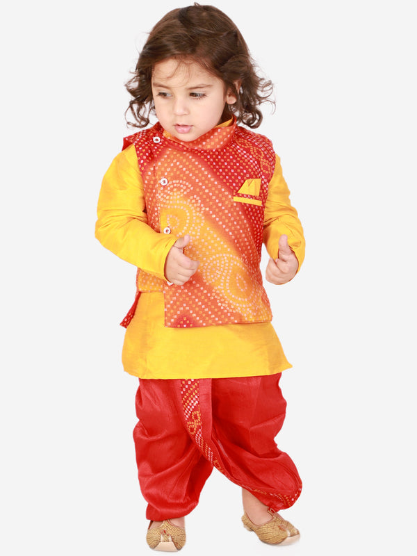 Boy's Manrangi Boys Jacket Kurta Dhoti - KID1 Boys