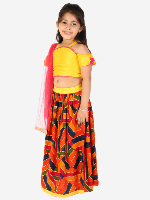 Girl's Zig Zag  Lehenga Choli - KID1 Girls