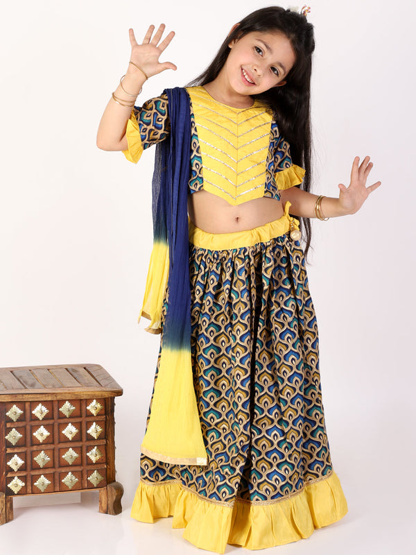 Girl's Tarini choli with lehenga and dupatta - KID1 Girls