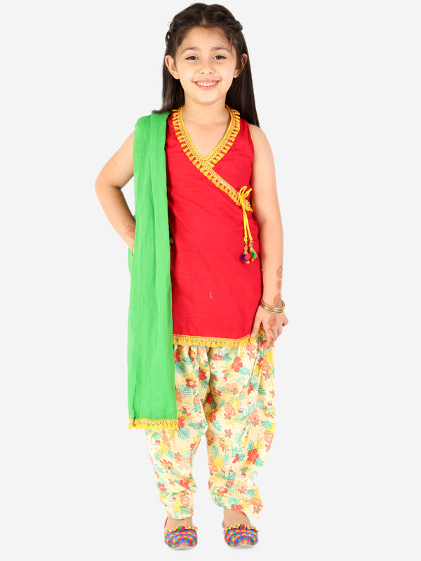 Girl's Sia halter neck kurti salwar - KID1 Girls