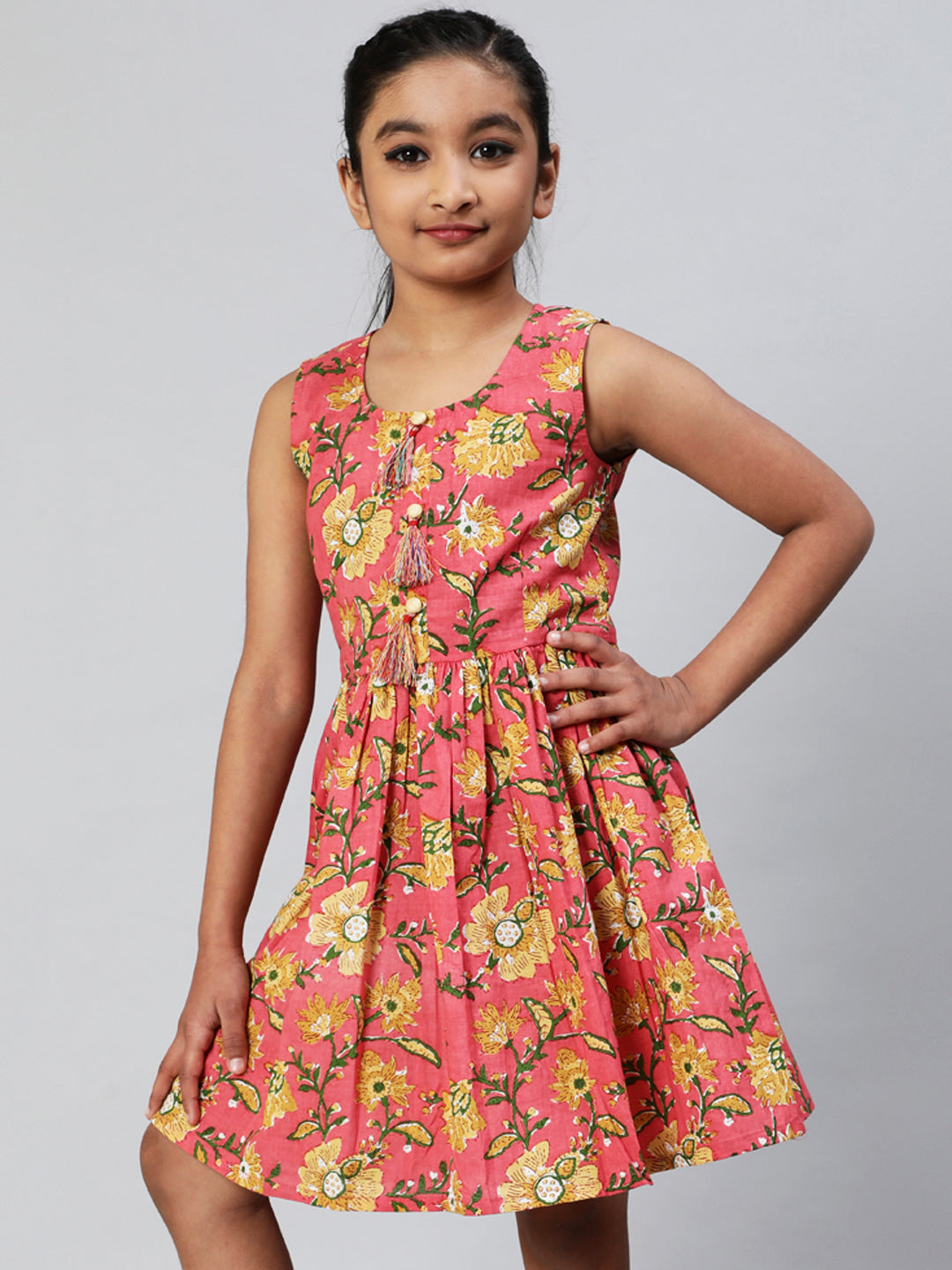 Cotton Dress For Girls With Dupatta