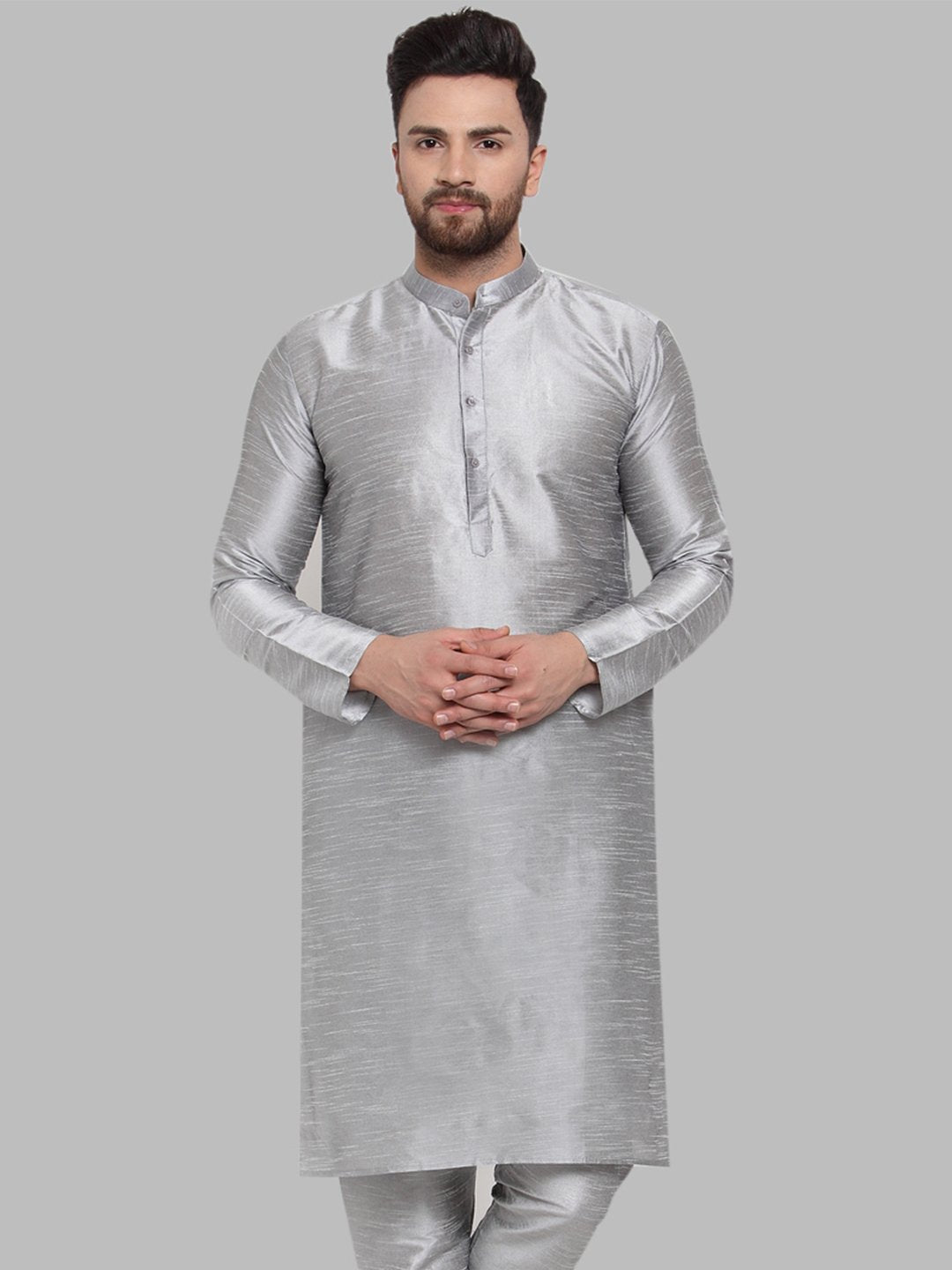 Men's Solid Kurta Only - Virat Fashions