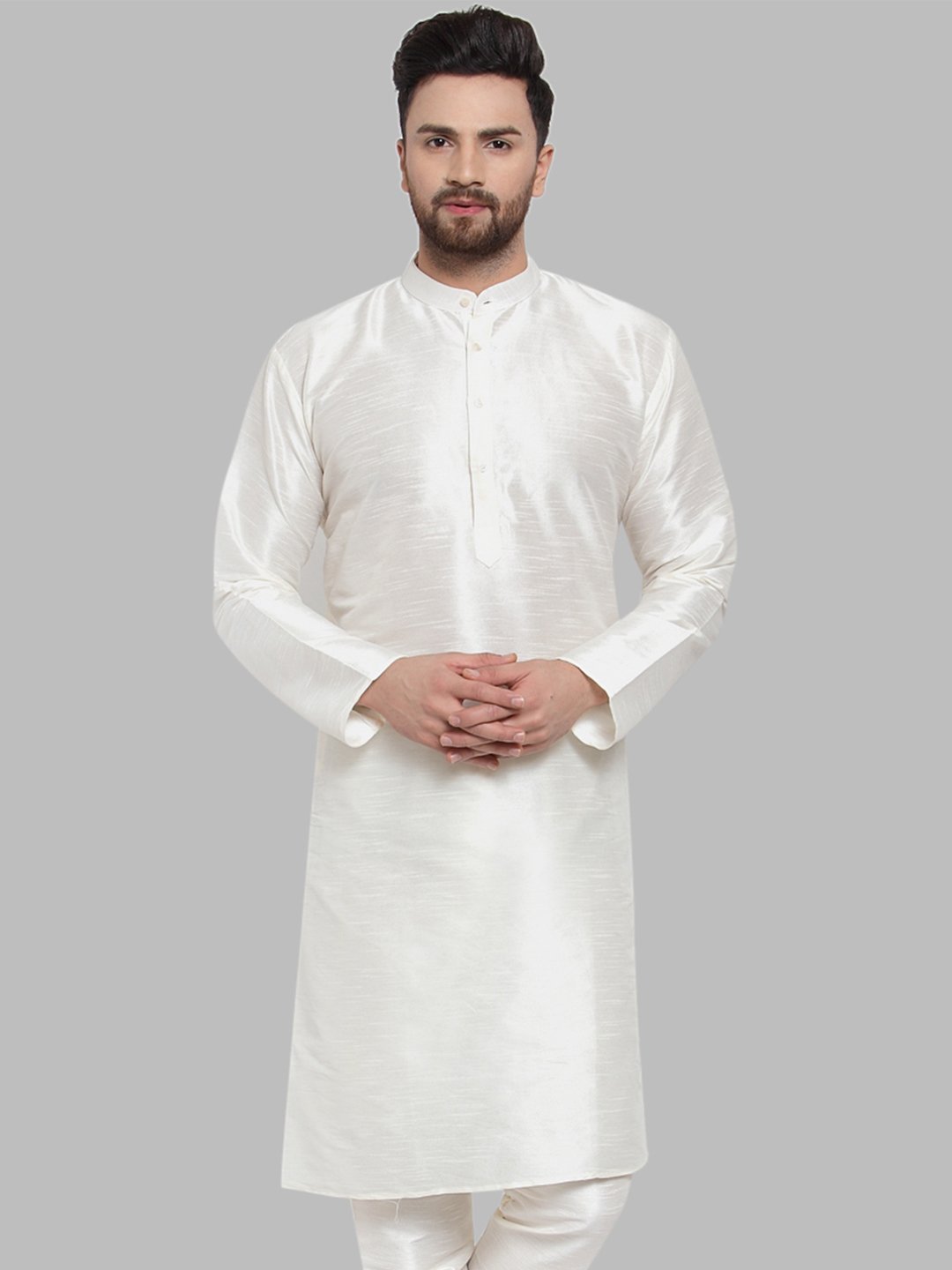 Men's Solid Kurta Only - Virat Fashions