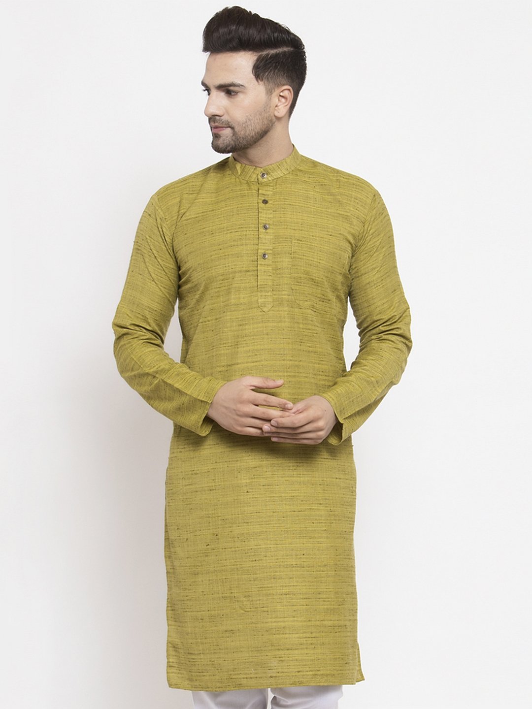 Men's Self Design Kurta by Virat Fashions (1 Pc Set)