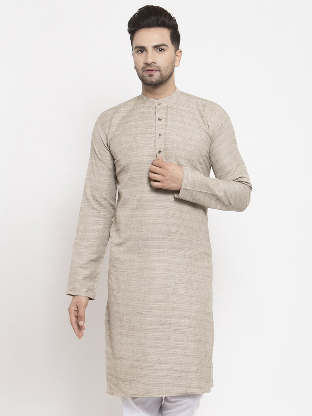 Men's Self Design Kurta by Virat Fashions (1 Pc Set)