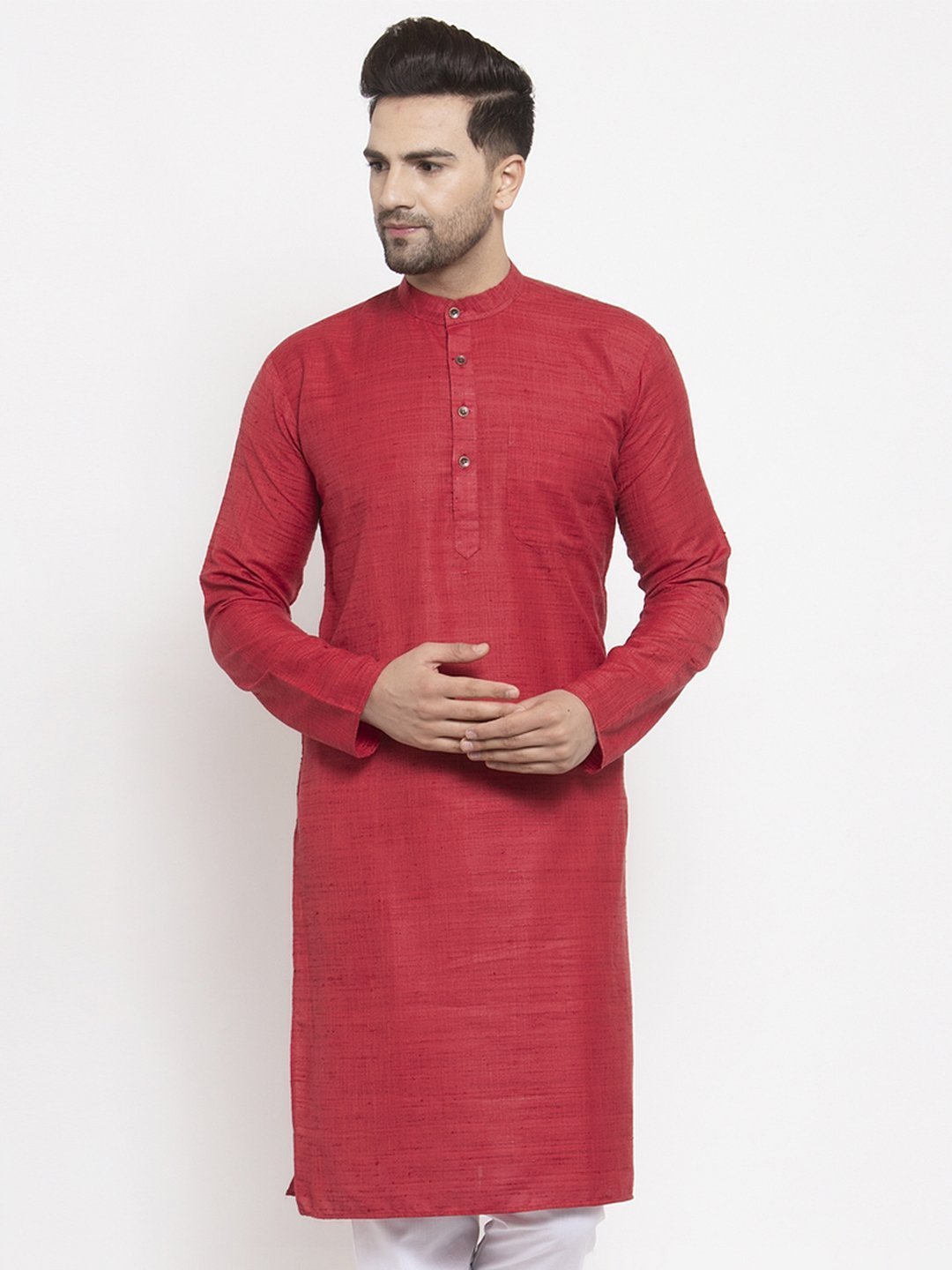 Men's Self Design Kurta by Virat Fashions (1 Pc Set)