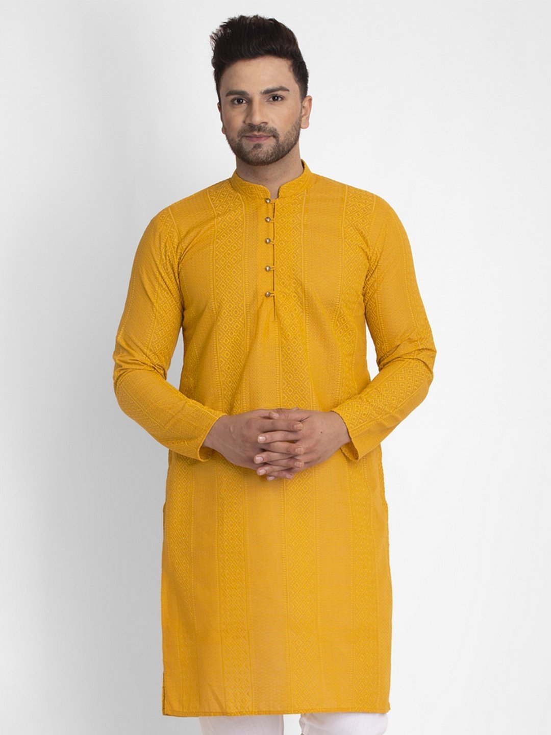 Men's Embroidered Kurta by Virat Fashions (1Pc Set)