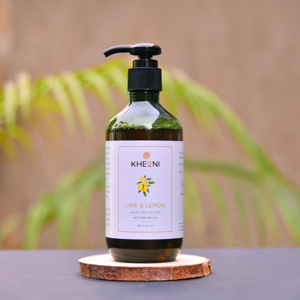 Lime & Lemon Liquid Castile Soap -  KHEONI