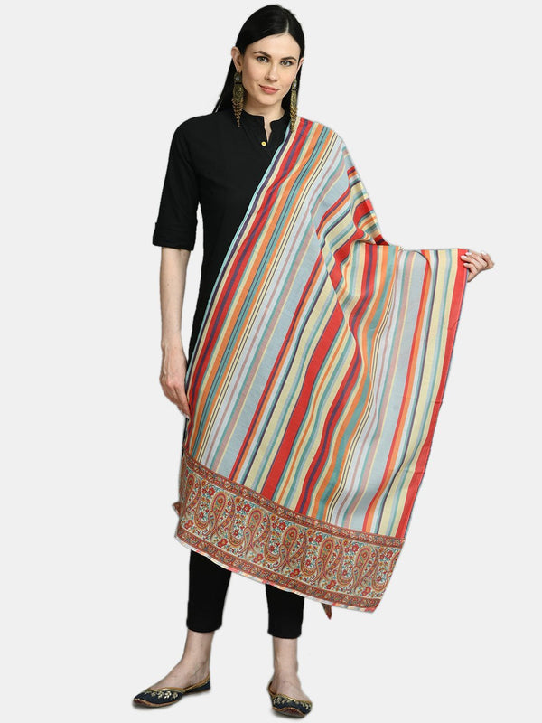 Women's Multi Printed Casual Silk Blend Dupatta - Myshka