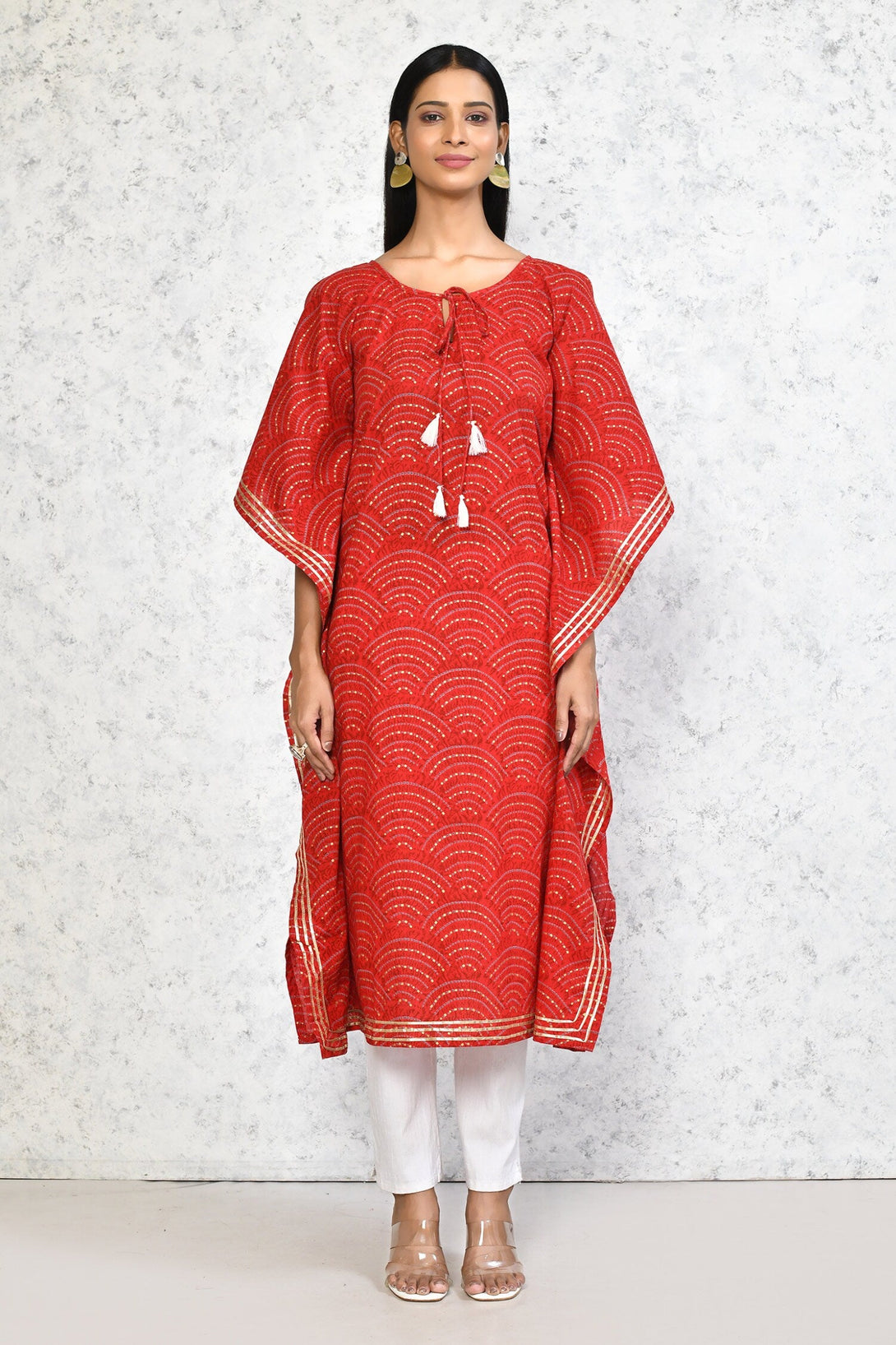 Women's Cotton Festive Wear Kaftan Style Kurta - Miravan