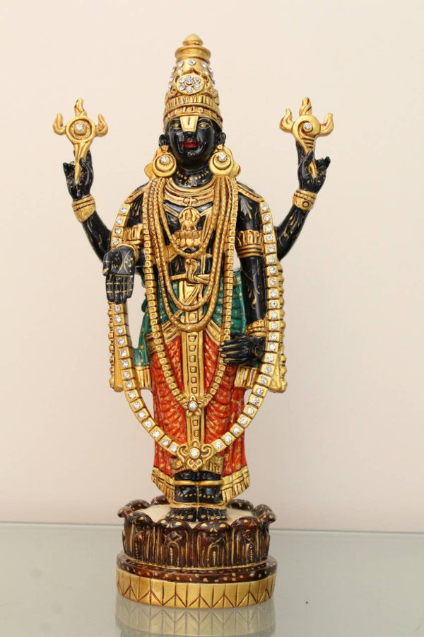 12" TIRUPATI BALAJI STANDING PAINTING