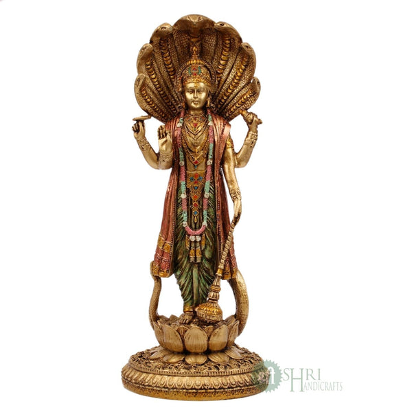 VISHNU STANDING FINE METAL FINISH