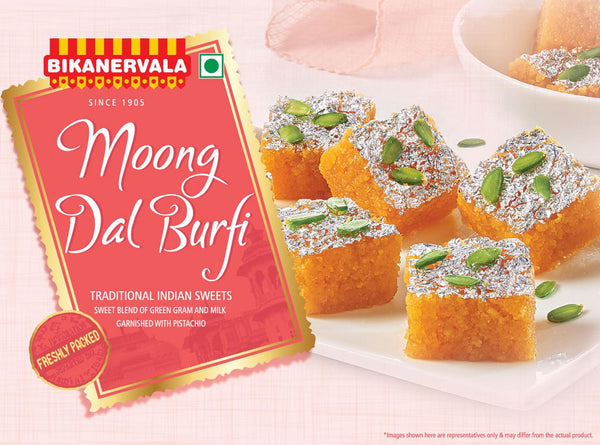 Bikanervala Moongdal Burfi