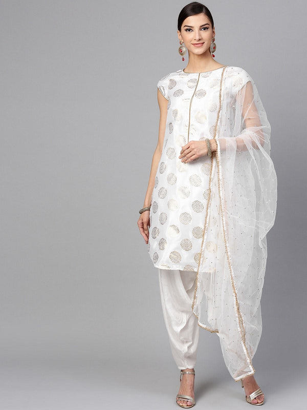 Women's Short Kurti With Salwar And Dupatta - Pannkh