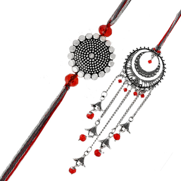 Ethnic Lightly Embellished Bhaiya-Bhabhi Rakhi - Voylla