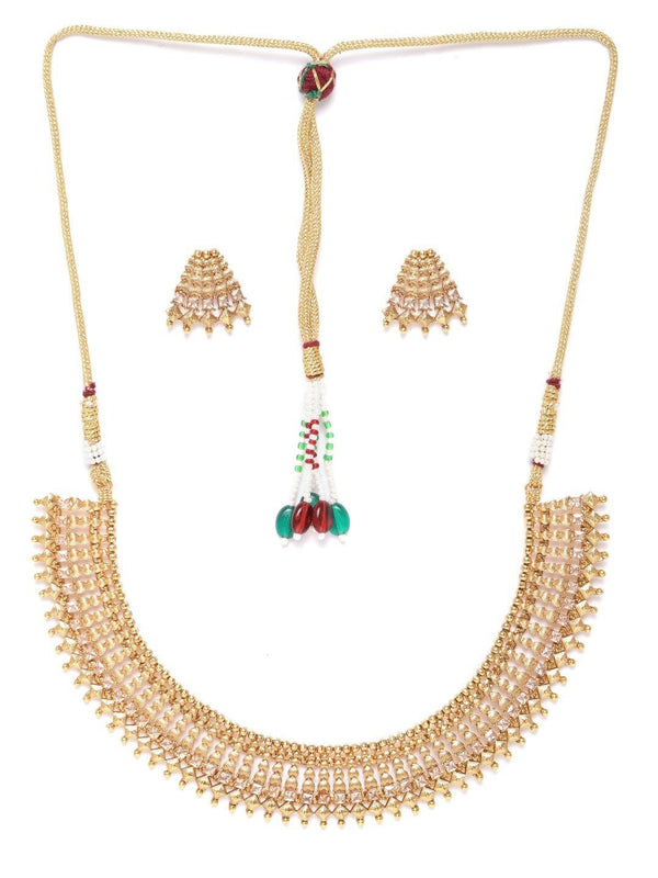 Women's Gold Plated Traditional Jewellery Set - Priyaasi