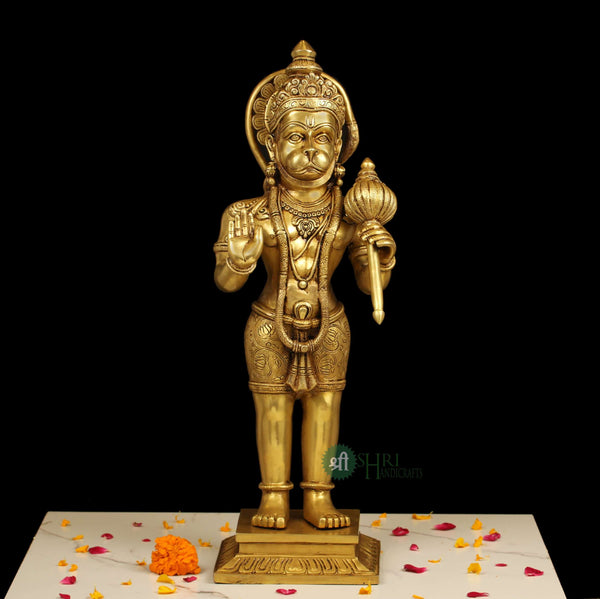 BRASS STANDING HANUMAN