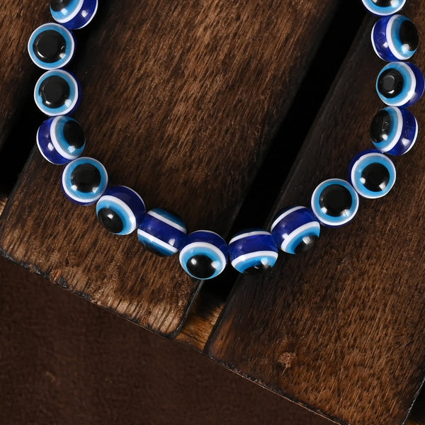 Blue Evil Eye Rakhi With Roli Chawal - Nvr