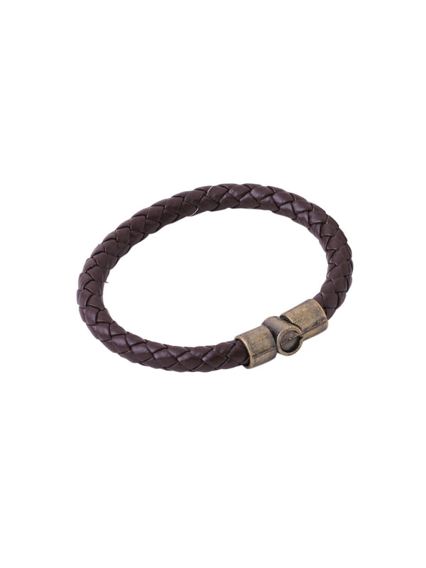 Men's Brown leather bracelet - NVR