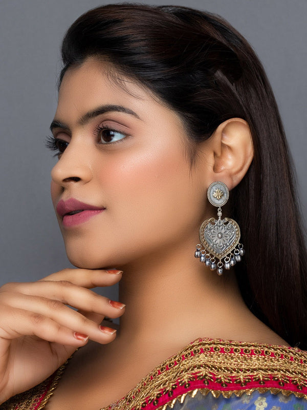 Women's Silver-Plated & Gold-Plated Contemporary Drop Earrings - Morkanth