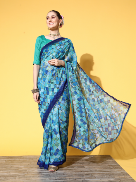 Women's Multi Colour Saree Collection - Dwija Fashion