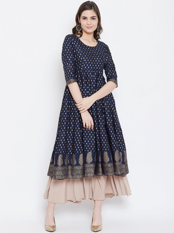 Women's Cotton Stylish Anarkali Kurta - Noz2Toz