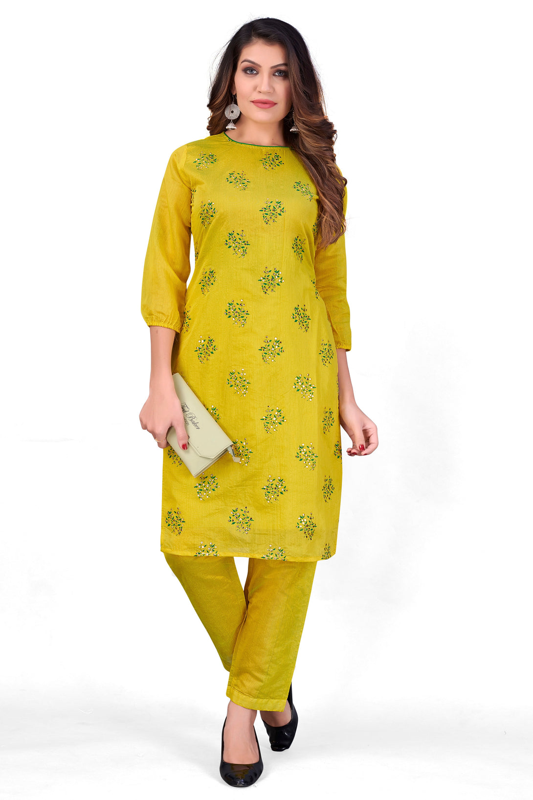 Women's Designer Green Color Rajwadi Silk Kurti Collection - Dwija Fashion