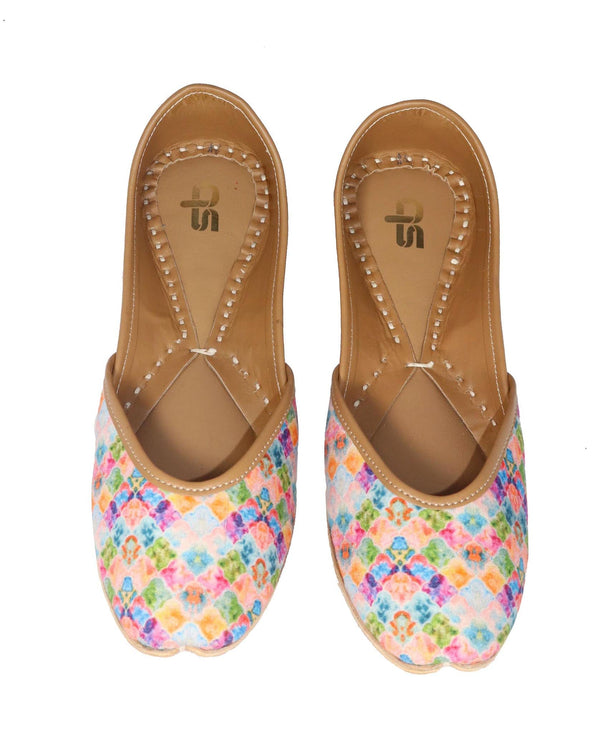 Women's Digital Printed Women Mojari & Jutti - Style Bite