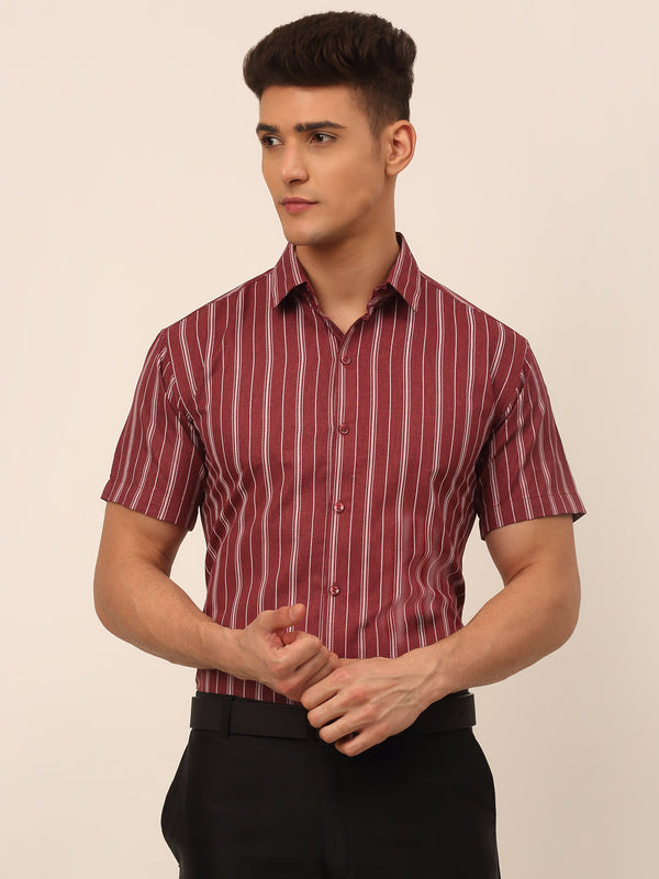 Men's Cotton Striped Formal Shirts