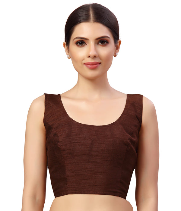 Women's Polyester Sleeveless Saree Blouse. - Shringaar