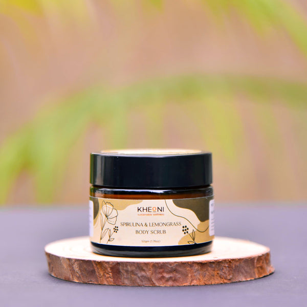 Spirulina & Lemongrass Body Scrub -  KHEONI